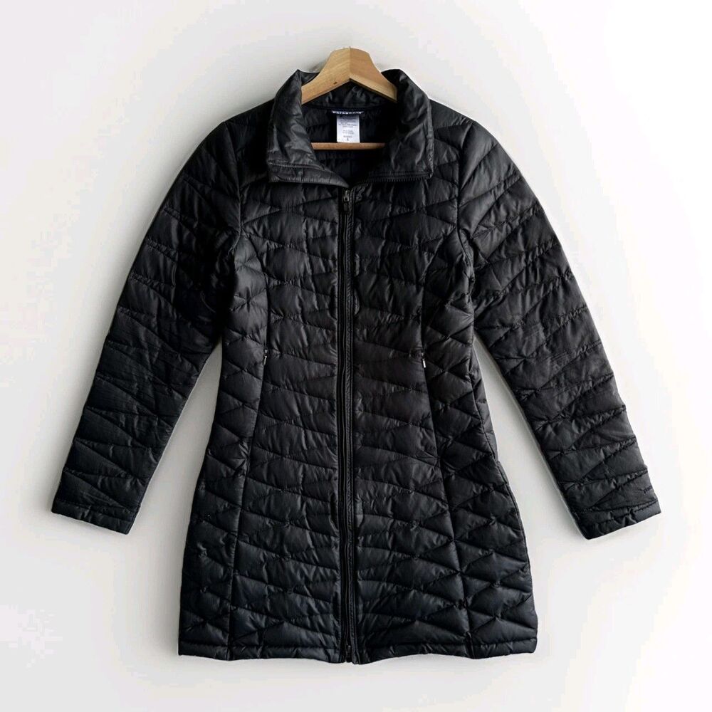 Patagonia Fiona Parka Puffer Womens Small Full Zip Black Goosedown Jacket Winter